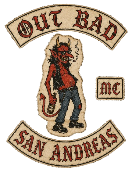 Out Bad Motorcycle Club Bad Larry patch